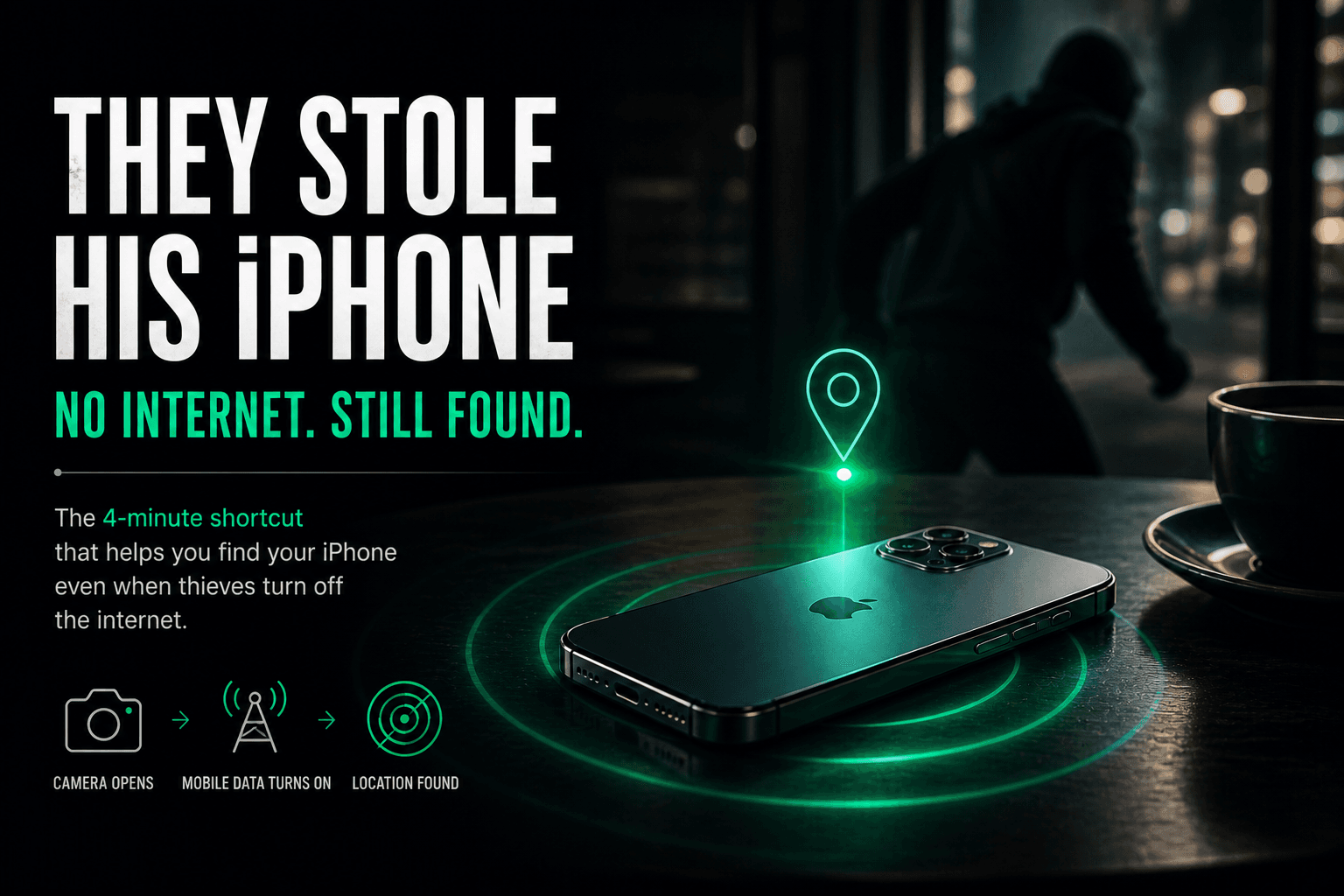 They Stole His iPhone. No Internet.